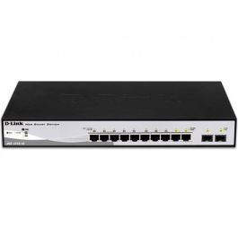 D - Link Switch Gestionable 10 Puertos Gigabit Ethernet, 8 Puertos RJ-45, 2 Puertos SFP, Montaje en Rack, Negro/Gris Precio: 149.9500002. SKU: B1FZ7LXWAA