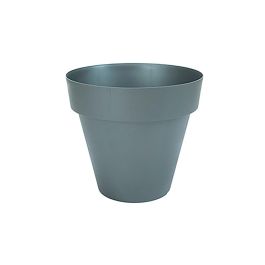 Plastiken Tes Maceta de inyección color antracita Ø14cm, alta resistencia a los rayos solares Precio: 1.49999949. SKU: S7911154
