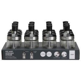 Cook Concept Bote Con Utensilio Integrado de Vidrio para Cocina y Mesa, 200 ml