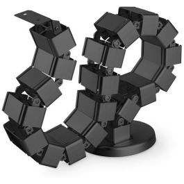 Digitus DA-90505 Canaleta Flexible Adaptable 1.3m Curva Negro - Bandeja Cables ABS/Metal