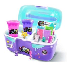 Canal Toys Maletin Slime con 4 Slime y Accesorios ¡Crea tu Propio Slime Mezclando Polvo con Agua! 23,7x15,6x14,6 cm