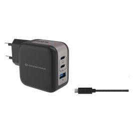 Conceptronic Althea17B Cargador de Pared 67W 3 Puertos (2x USB-C PD 3.0, 1x USB-A QC 3.0) con PPS y Enchufe EU - Negro Precio: 38.69000047. SKU: B156MH6HFY