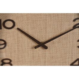 Reloj Pared Cottage DKD Home Decor Natural Marron 5 x 40 x 40 cm (2 Unidades) Reloj Pared Cottage DKD Home Decor Natural Marron 5 x 40 x 40 cm (2 Unidades)