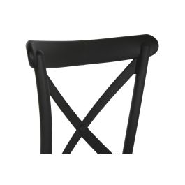 Silla Terraza Y Jardin DKD Home Decor Negro 51 x 88 x 48 cm (4 Unidades) Silla Terraza Y Jardin DKD Home Decor Negro 51 x 88 x 48 cm (4 Unidades)