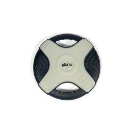 Gloria Play and Run Easy Catch Frisbee Brillo en la Oscuridad para Perros Juguete de Adiestramiento 25 cm Amarillo TPR