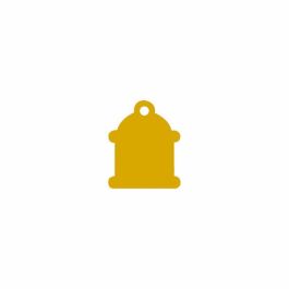 Placa identificativa Imarc Classic Amarillo Dorado