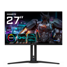 AORUS FO27Q3 pantalla para PC 68,6 cm (27") 2560 x 1440 Pixeles Quad HD OLED Negro Precio: 727.49999949. SKU: B1HPR5MBYA