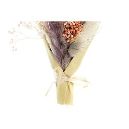 DKD Home Decor Ramo Shabby Marron Rosa 5 x 18 x 10 cm (6 Unidades)