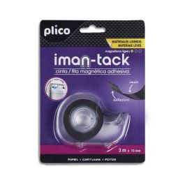Cinta Adhesiva Plico Magnetica Iman-Tack Materiales Ligeros Rollo 3M X 19Mm 12 unidades Precio: 79.49999959. SKU: B1593CKMYN