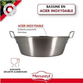 Menastyl 4615452 Bandeja para Mermelada de Acero Inoxidable - 40,5 cm