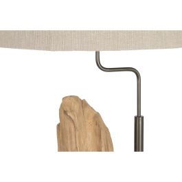 Lámpara de Pie Home ESPRIT Negro Beige Natural 220 V 53 X 53 X 185 CM