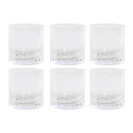 Vaso Basicos DKD Home Decor Transparente 8.4 x 9 x 8.4 cm Set de 6