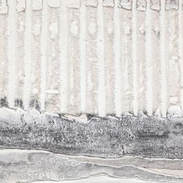 DKD Home Decor Cuadro Abstracto Beige Gris Lienzo Pino Pintado a Mano 100x100 cm (2 Unidades)