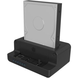ICY BOX IB-2914MSCL-C31, Estación Docking y Clonación para M.2 NVMe SSD y 3.5"/2.5" SATA HDD/SSD
