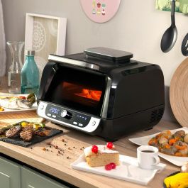 Freidora de Aire con Grill, Accesorios y Recetario InnovaGoods Fryinn 12-in-1 6000 Negro Acero 3400 W 6 L Precio: 161.49999954. SKU: B1A4A3WXCK