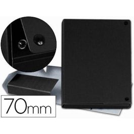 Carpeta Proyectos Pardo Folio Lomo 70 mm Carton Forrado Negro Con Broche Precio: 10.50000006. SKU: B19ZJSFV35