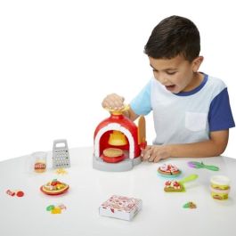 Play-Doh Horno De Pizzas F4373 Hasbro Juguete de Plastilina para Crear Pizzas con Más de 25 Ingredientes y 6 Colores