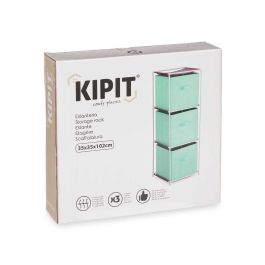Estanteria 3 Cajones Tnt Menta Kipit 32X7CM (6 Unidades) Estanteria 3 Cajones Tnt Menta Kipit 32X7CM (6 Unidades)