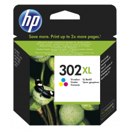 HP OfficeJet 3636/3830/3832/DeskJet 1110 All-in-One Nº302XL Cartucho Tricolor