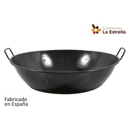 Paellera honda bordonada 65 cm - 50L Jaspeada - La Estrella (2 Unidades) Precio: 145.89000008. SKU: B1CS53D4F9