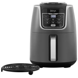 Ninja AF160EU MAX Freidora de Aire Caliente 5.2L, 1750W, para 6 Personas, Hornear, Asar y Deshidratar