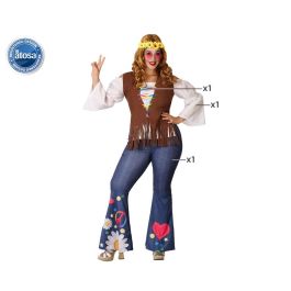 Disfraz Hippie Adulto Mujer Adulto XXL Disfraz Hippie Adulto Mujer Adulto XXL