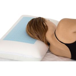 Almohada ergonómica con gel refrescante