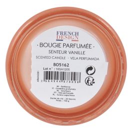 Home Deco Factory Vela con Vaso Cristal Colección Bougie 7,5x9 cm