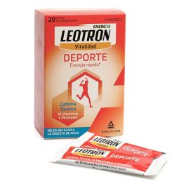 Leotron Deporte - 20 Sobres Bucodispersables - Energía Rápida - Complemento Alimenticio Con Cafeína, Taurina, 10 Vitaminas Y 4 Minerales - Agradable Sabor A Naranja, No Es Necesaria La Ingesta De Agua - A Partir De 12 Años. Leotron Deporte - 20 Sobres Bucodispersables - Energía Rápida - Complemento Alimenticio Con Cafeína, Taurina, 10 Vitaminas Y 4 Minerales - Agradable Sabor A Naranja, No Es Necesaria La Ingesta De Agua - A Partir De 12 Años.
