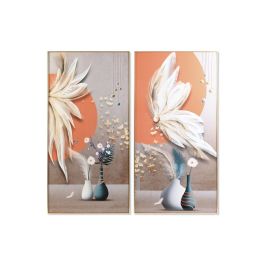 Cuadro Glam DKD Home Decor Naranja Beige 3 x 160 x 80 cm (2 Unidades) Precio: 218.59000053. SKU: S3028597
