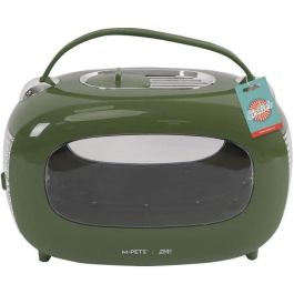 M Pets MPE6953182737032 Caja de Transporte para mascotas Sixties Classic con Asa, Bandolera, Apertura Lateral, 5 kg máx, Verde M Pets MPE6953182737032 Caja de Transporte para mascotas Sixties Classic con Asa, Bandolera, Apertura Lateral, 5 kg máx, Verde
