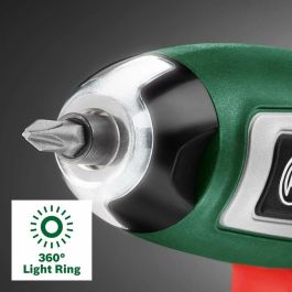 Bosch AUC4053423234589 Atornillador inalámbrico IXO 7 con 10 puntas y caja de almacenamiento