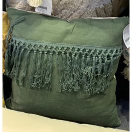 DKD Home Decor Cojin Boho Fleky23 Verde 45 x 15 x 45 cm Algodon Reciclado Polyester Precio: 9.5000004. SKU: B18FNLDGXW