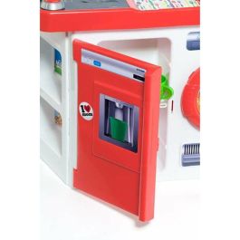 Molto Cocinita de Juguete con Lámpara, Planchador, Luces y 12 Accesorios, Pilas AAA Incluidas, 82x81x28 cm, Plástico +3 Años