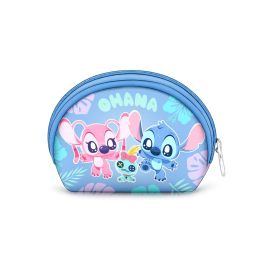 Disney Lilo y Stitch Monedero Oval Casual Azul de Poliéster con Cremallera y Forro Interior Precio: 5.79000004. SKU: B1FA58D948