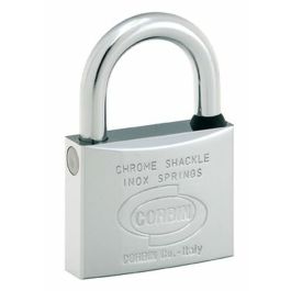 Candado de llave CORBIN Euromarine Arco 50 mm Acero Inoxidable Latón