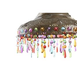 DKD Home Decor Lámpara Techo Arabe Najma Dorado Multicolor 37 x 38 x 37 cm Metal Acrílico E27 50W