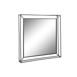 Espejo de pared Home ESPRIT Negro Vintage 90 x 10 x 90 cm
