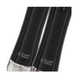 Russell Hobbs 28010-56/RH Juego de Molinillo de Sal y Pimienta, Molienda Fina o Gruesa, Luz LED, Negro