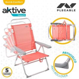 Silla de Playa Colorbaby Rosa 48 x 57 x 99 cm Multiposición Silla de Playa Colorbaby Rosa 48 x 57 x 99 cm Multiposición