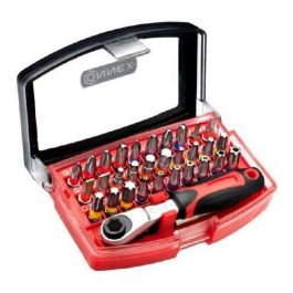 Connex Juego de Brocas + Trinquete 32 Piezas Precio: 28.49999999. SKU: B1HVJSZH5J