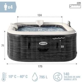 Spa Hinchable Intex 795 L