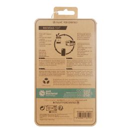 Muvit Funda Recycletek Antibacterial para Apple iPhone 13 - Material Reciclado con Iones de Plata
