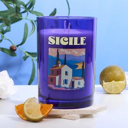 Home Deco Factory Vela Perfumada Dolce Vita Vidrio/Cristal Altura 14,5 cm