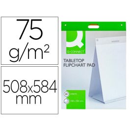 Bloc Congreso Q-Connect Liso Autoadhesivo Sobremesa 508x584 mm 20 Hojas Papel Blanco De 75 gr-M2 Fsc Precio: 18.49999976. SKU: B19LPP98AN