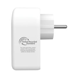 muvit for change enchufe 2 Tipo C 20W + 1 USB blanco