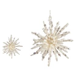 Krist+ Estrella Árbol Cristal Blanco 12x5x12 cm (Set de 72) Precio: 141.5337. SKU: B1D9LMDPBX