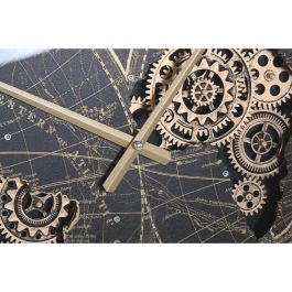 Reloj Pared Vintage DKD Home Decor Negro Dorado 8.5 x 62 x 62 cm Reloj Pared Vintage DKD Home Decor Negro Dorado 8.5 x 62 x 62 cm