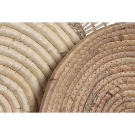 DKD Home Decor Decoración Pared Boho Natural 5 x 64 x 107 cm (2 Unidades)