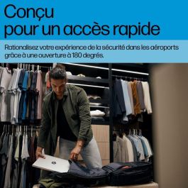 HP Mochila para portátil de 17 pulgadas Travel Plus 30L, Compañero de Viaje, Múltiples Compartimentos para Organización